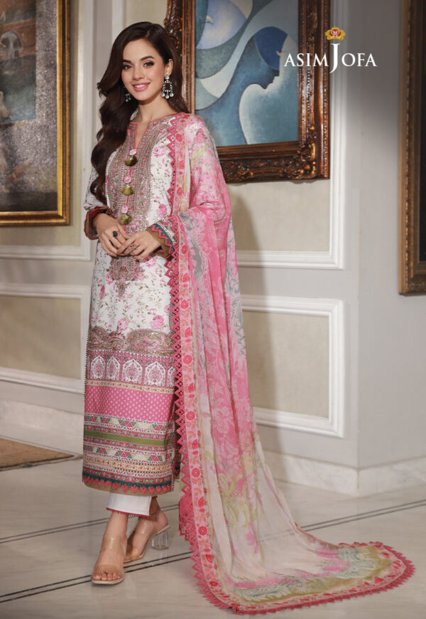 Asim Jofa Ajas-01 Embroidered