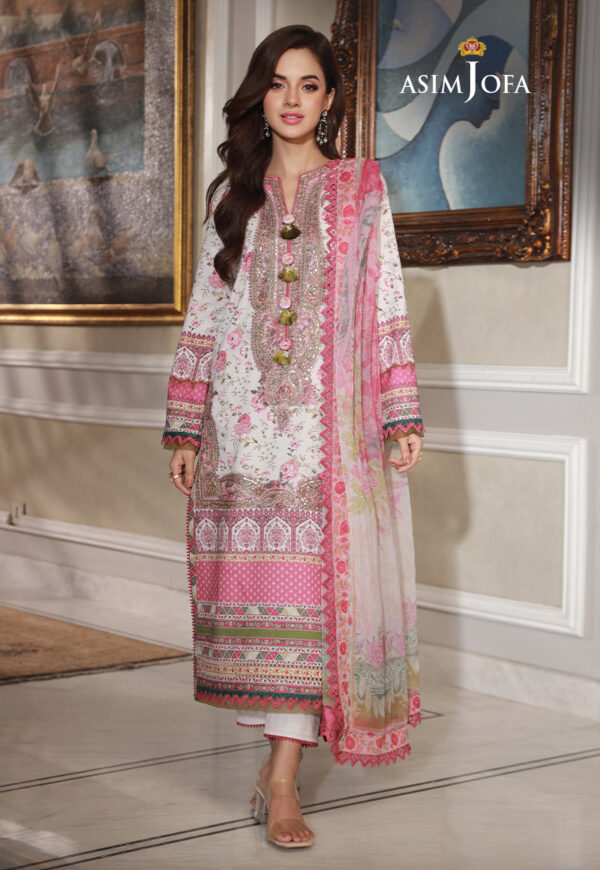 Asim Jofa Ajas-01 Embroidered