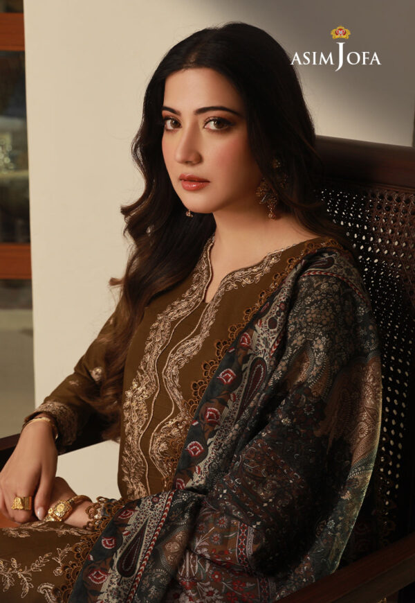 Asim Jofa Ajas-22 Cambric Embroidered 3-Pcs