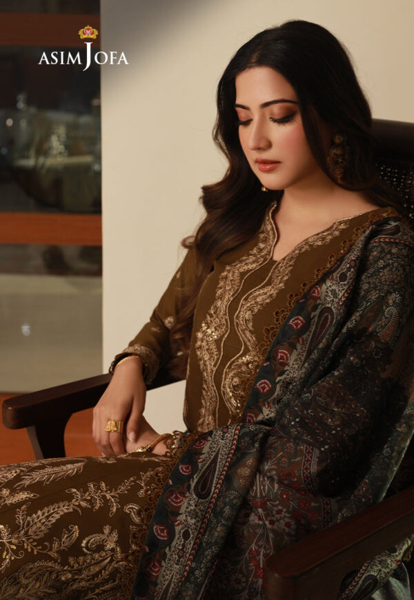 Asim Jofa Ajas-22 Cambric Embroidered 3-Pcs