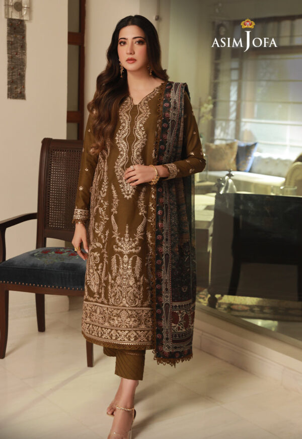 Asim Jofa Ajas-22 Cambric Embroidered 3-Pcs