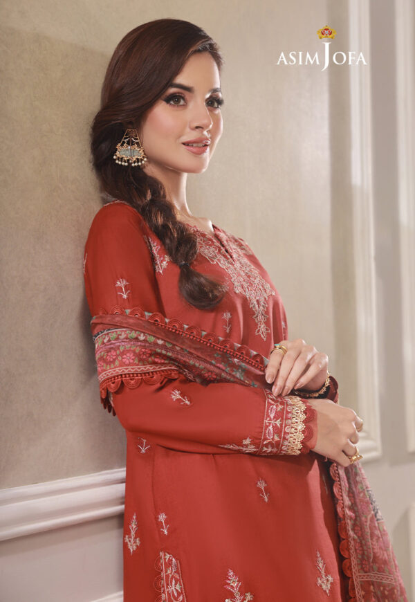 Asim Jofa Ajas-23 Embroidered Cambric 3-Pcs