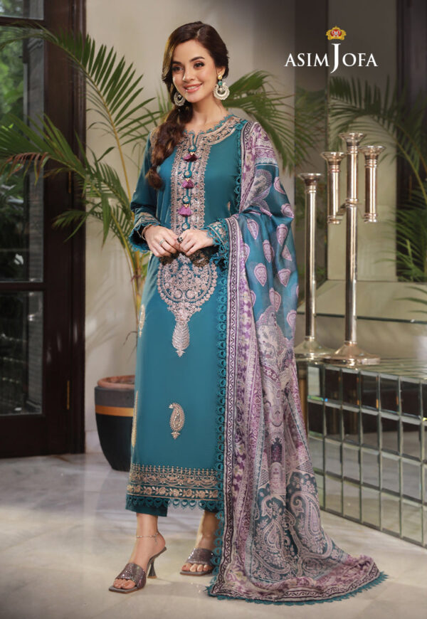 Asim Jofa Ajas-24 Embroidered