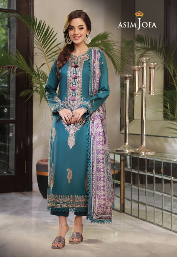 Asim Jofa Ajas-24 Embroidered
