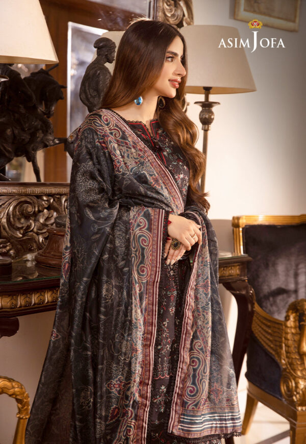 Asim Jofa Ajas-26 Embroidered Cambric 3-Pcs