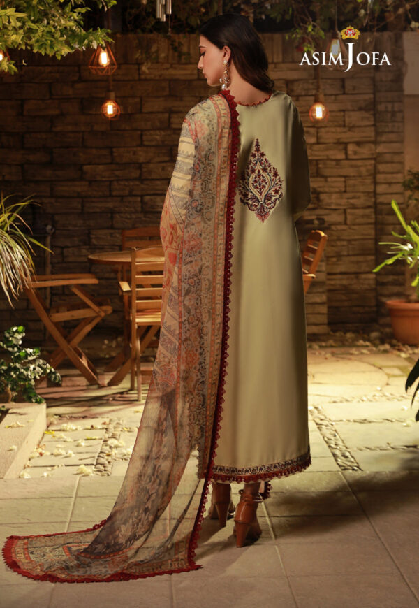 Asim Jofa Ajas-27 Embroidered Cambric 3-Pcs
