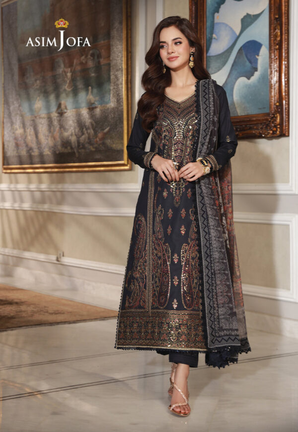 Asim Jofa Ajas-28 Embroidered