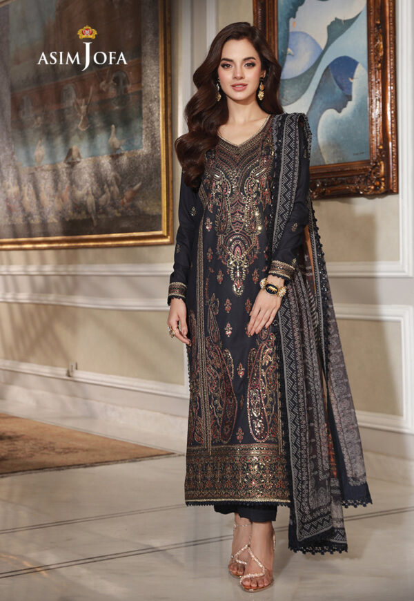 Asim Jofa Ajas-28 Embroidered