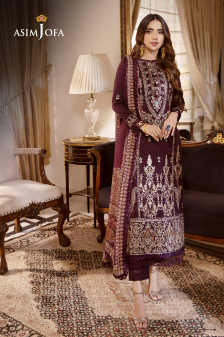 Asim Jofa Ajas-29 Embroidered