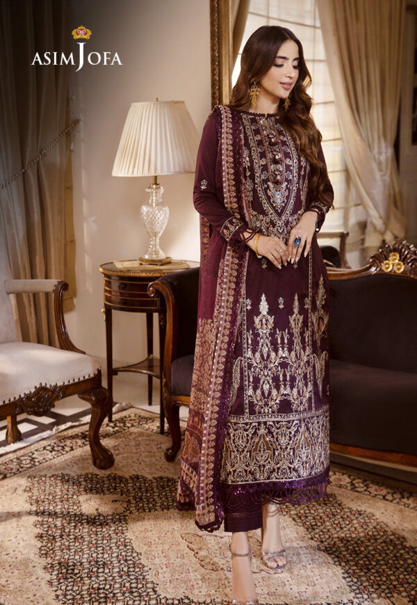Asim Jofa Ajas-29 Embroidered
