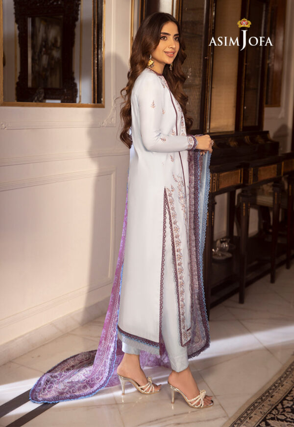 Asim Jofa Ajas-32 Embroidered Cambric 3-Pcs