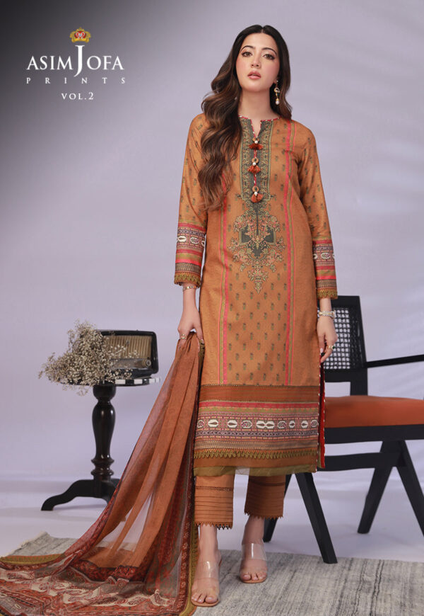 Asim Jofa Ajbp-37 Printed Lawn
