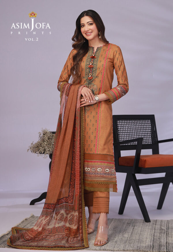 Asim Jofa Ajbp-37 Printed Lawn