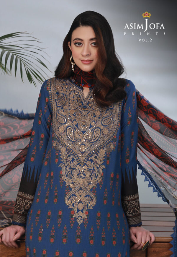 Asim Jofa Ajbp-44 Embroidered