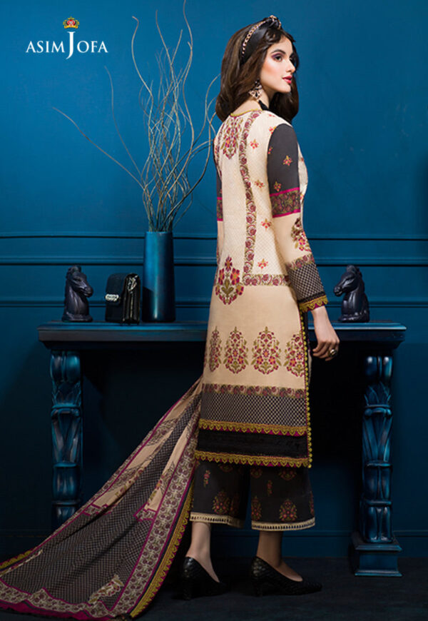 Asim Jofa Aje-02 Embroidered Cambric
