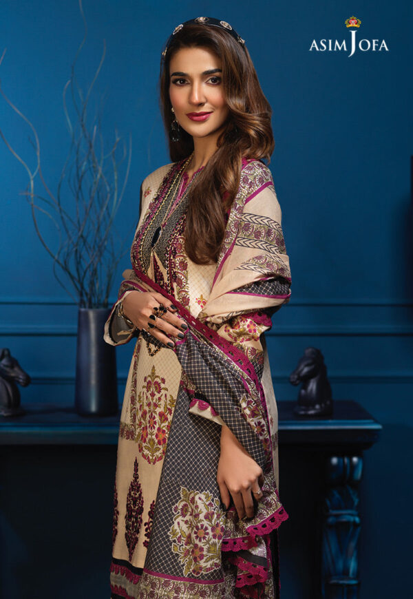 Asim Jofa Aje-02 Embroidered Cambric
