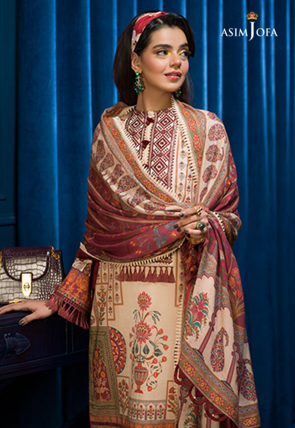 Asim Jofa Aje-09 Embroidered Cambric