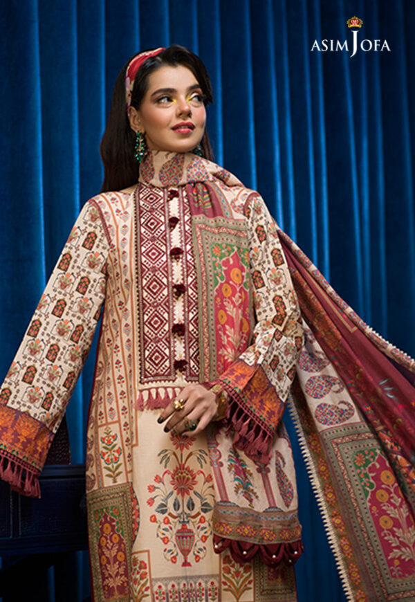 Asim Jofa Aje-09 Embroidered Cambric