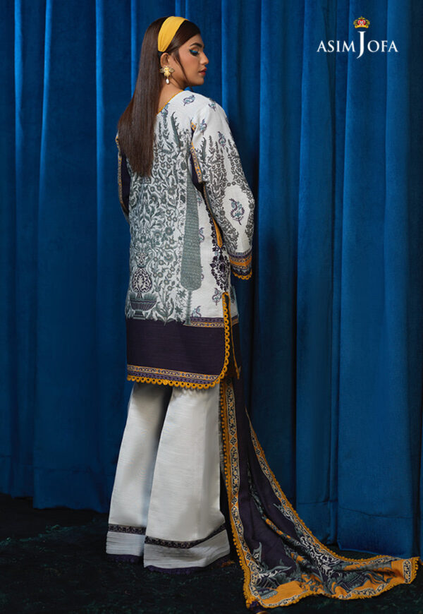 Asim Jofa Aje-10 Embroidered Khaddar