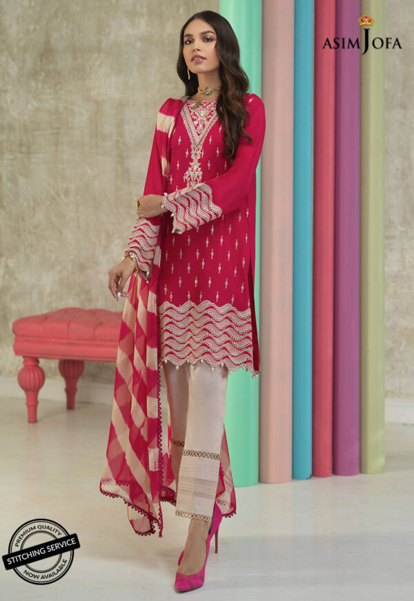 Asim Jofa Ajes-14 Embroidered