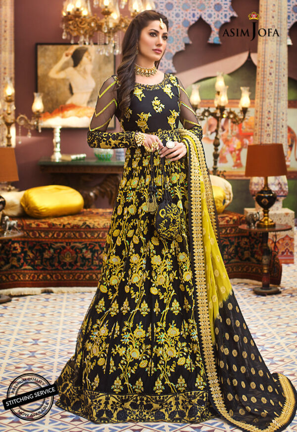 Asim Jofa Ajf-01 Embroidered