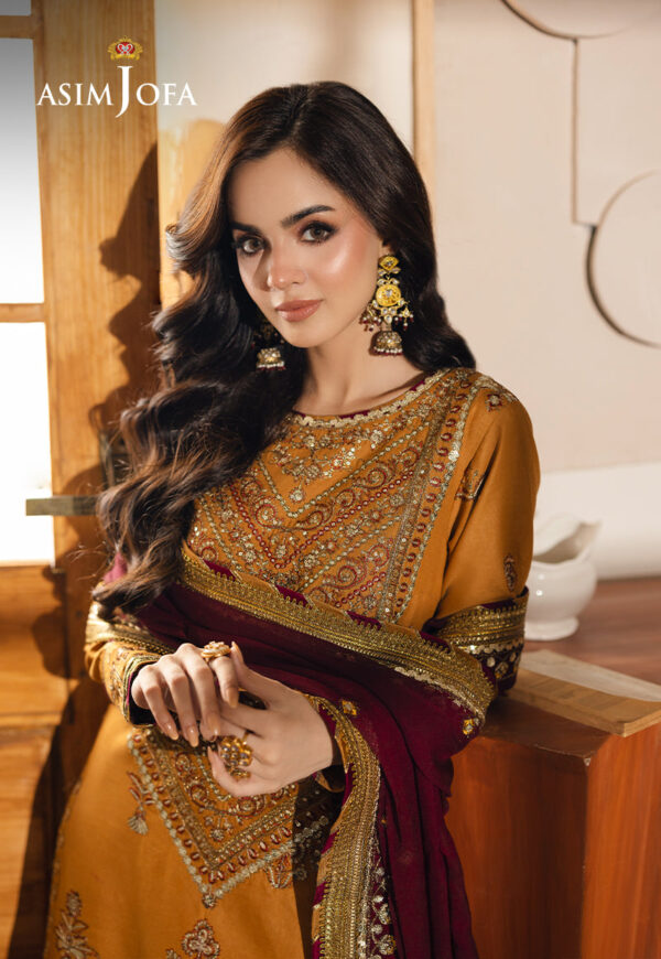 Asim Jofa Ajhe-07 Embroidered Jumbo Silk