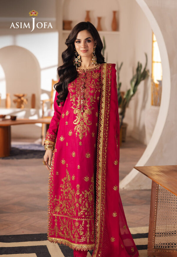 Asim Jofa Ajhe-08 Embroidered Jumbo Silk