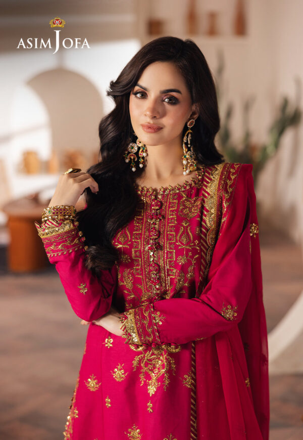 Asim Jofa Ajhe-08 Embroidered Jumbo Silk