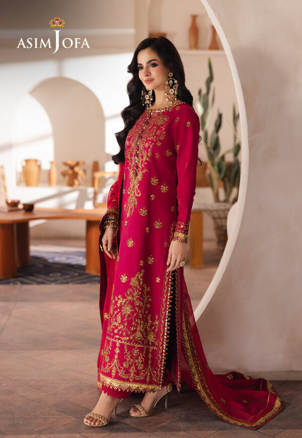 Asim Jofa Ajhe-08 Embroidered Jumbo Silk