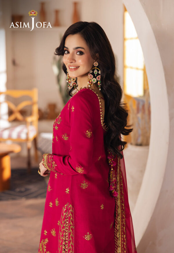Asim Jofa Ajhe-08 Embroidered Jumbo Silk