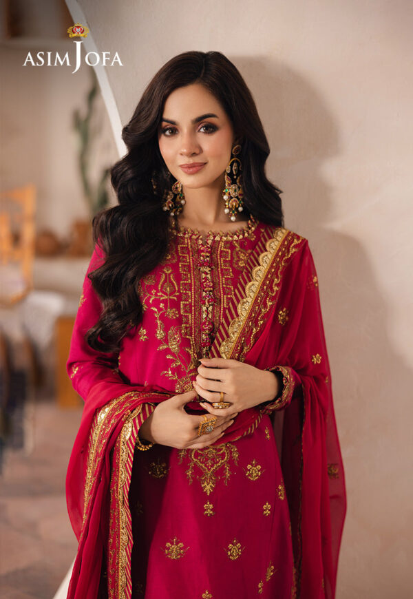 Asim Jofa Ajhe-08 Embroidered Jumbo Silk