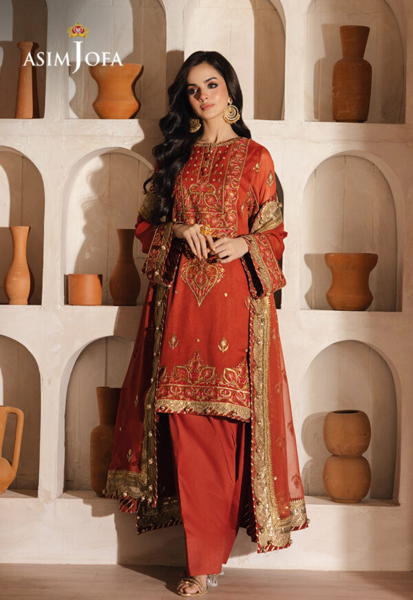 Asim Jofa Ajhe-10 Embroidered