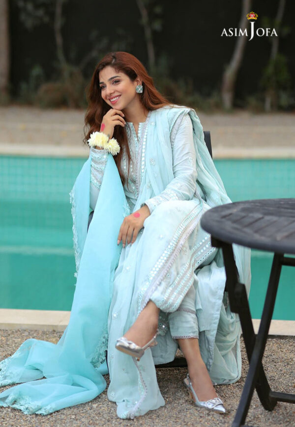 Asim Jofa Ajhj-10 Embroidered Silk