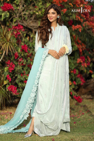 Asim Jofa Ajhj-10 Embroidered Silk 