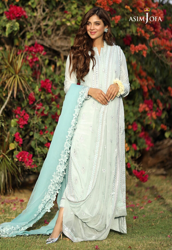 Asim Jofa Ajhj-10 Embroidered Silk