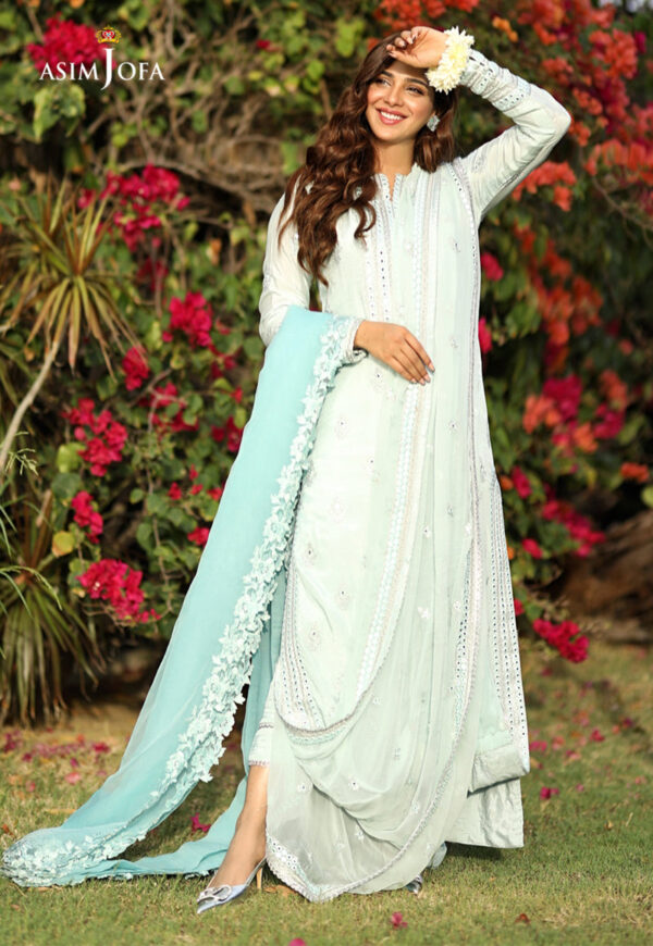 Asim Jofa Ajhj-10 Embroidered Silk