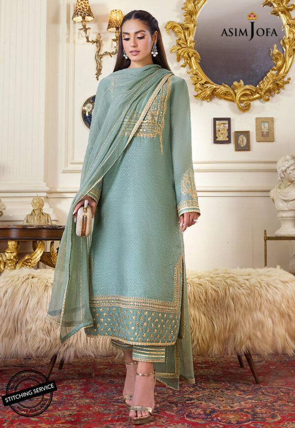 Asim Jofa Ajim-21 Embroidered Self Jacquard