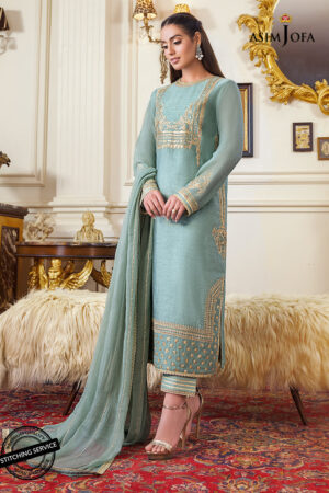 Asim Jofa Ajim-21 Embroidered Self Jacquard 