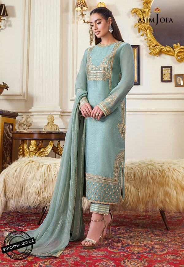 Asim Jofa Ajim-21 Embroidered Self Jacquard