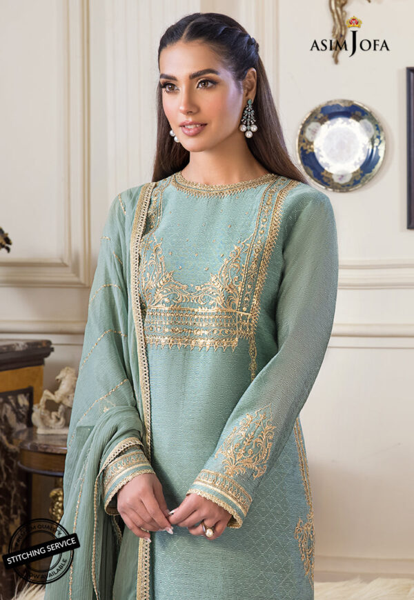 Asim Jofa Ajim-21 Embroidered Self Jacquard