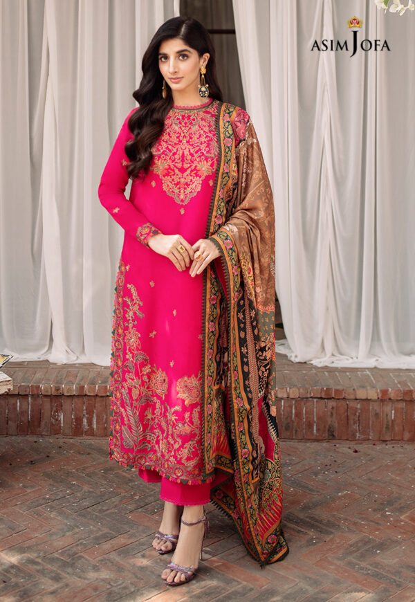 Asim Jofa Ajw-05 Embroidered Marina