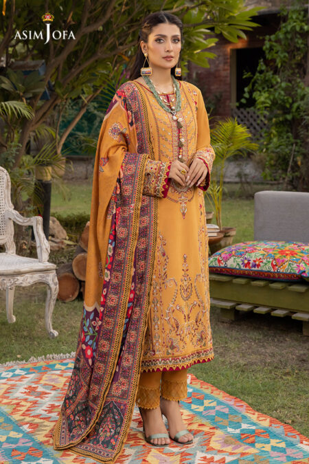 Asim Jofa Ajw-06 Embroidered Marina 