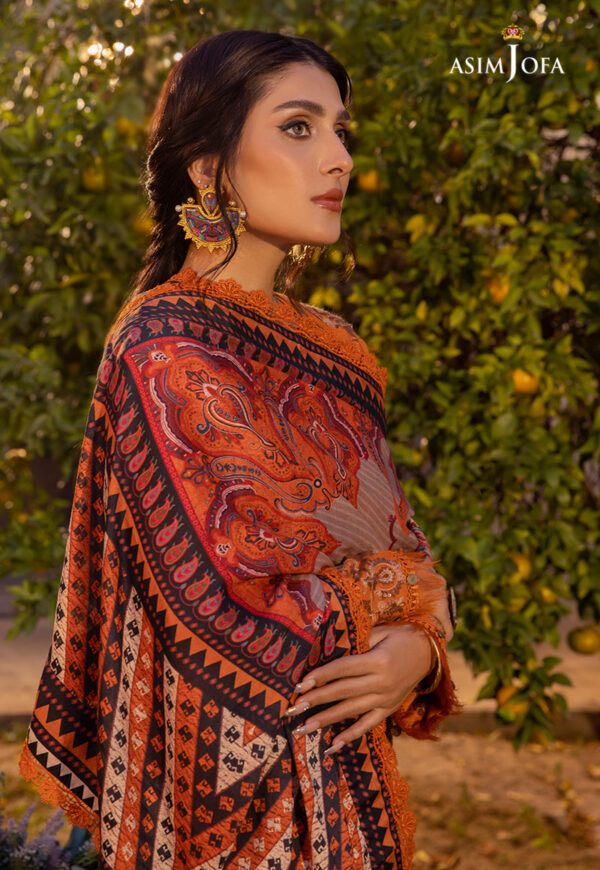 Asim Jofa Ajw-08 Embroidered Linen