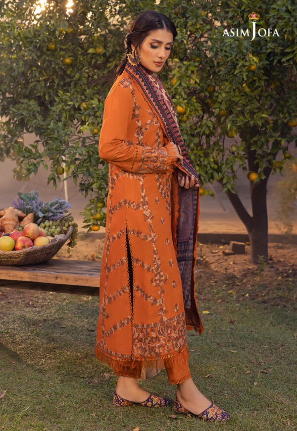 Asim Jofa Ajw-08 Embroidered Linen