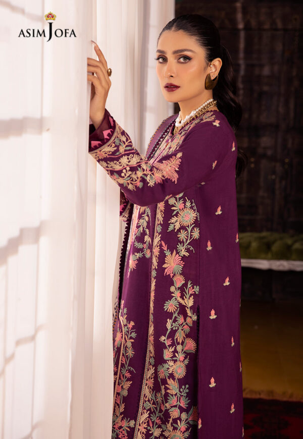 Asim Jofa Ajw-12 Embroidered Khaddar