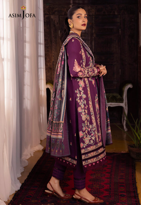 Asim Jofa Ajw-12 Embroidered Khaddar