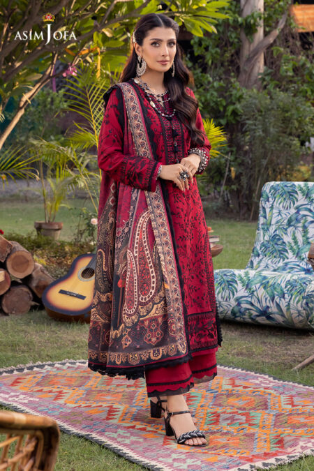 Asim Jofa Ajw-16 Embroidered Marina 