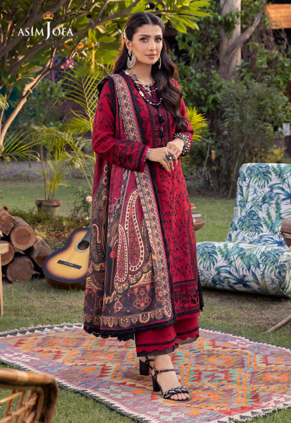 Asim Jofa Ajw-16 Embroidered Marina