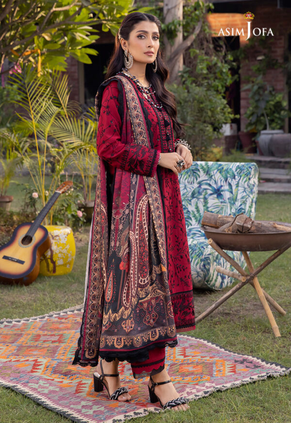 Asim Jofa Ajw-16 Embroidered Marina