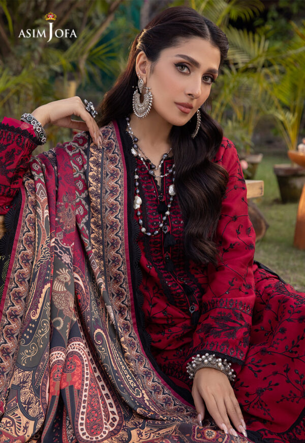 Asim Jofa Ajw-16 Embroidered Marina